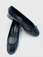 Load image into Gallery viewer, Red Shoen klassikko balleriinat väreissä musta ja sininen. 
